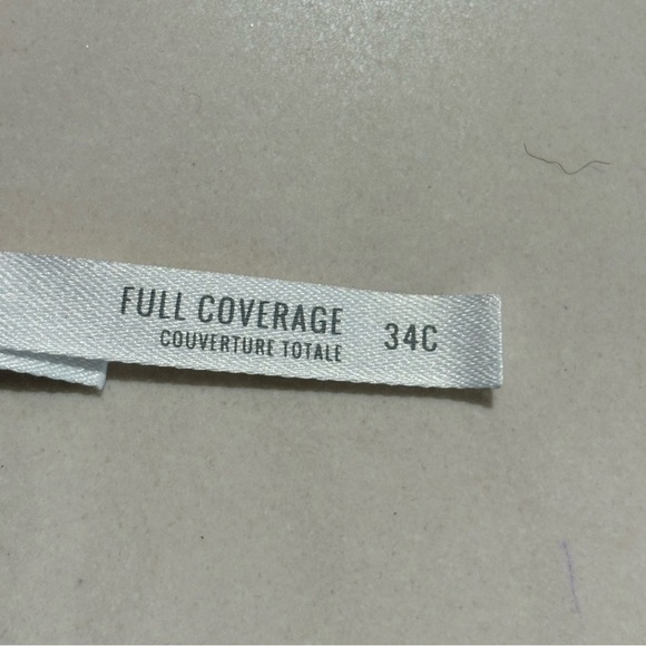 AERIE Sz 34C Bra Padded Lace Trim Underwire Full Coverage Adjustable NEW - Picture 7 of 11